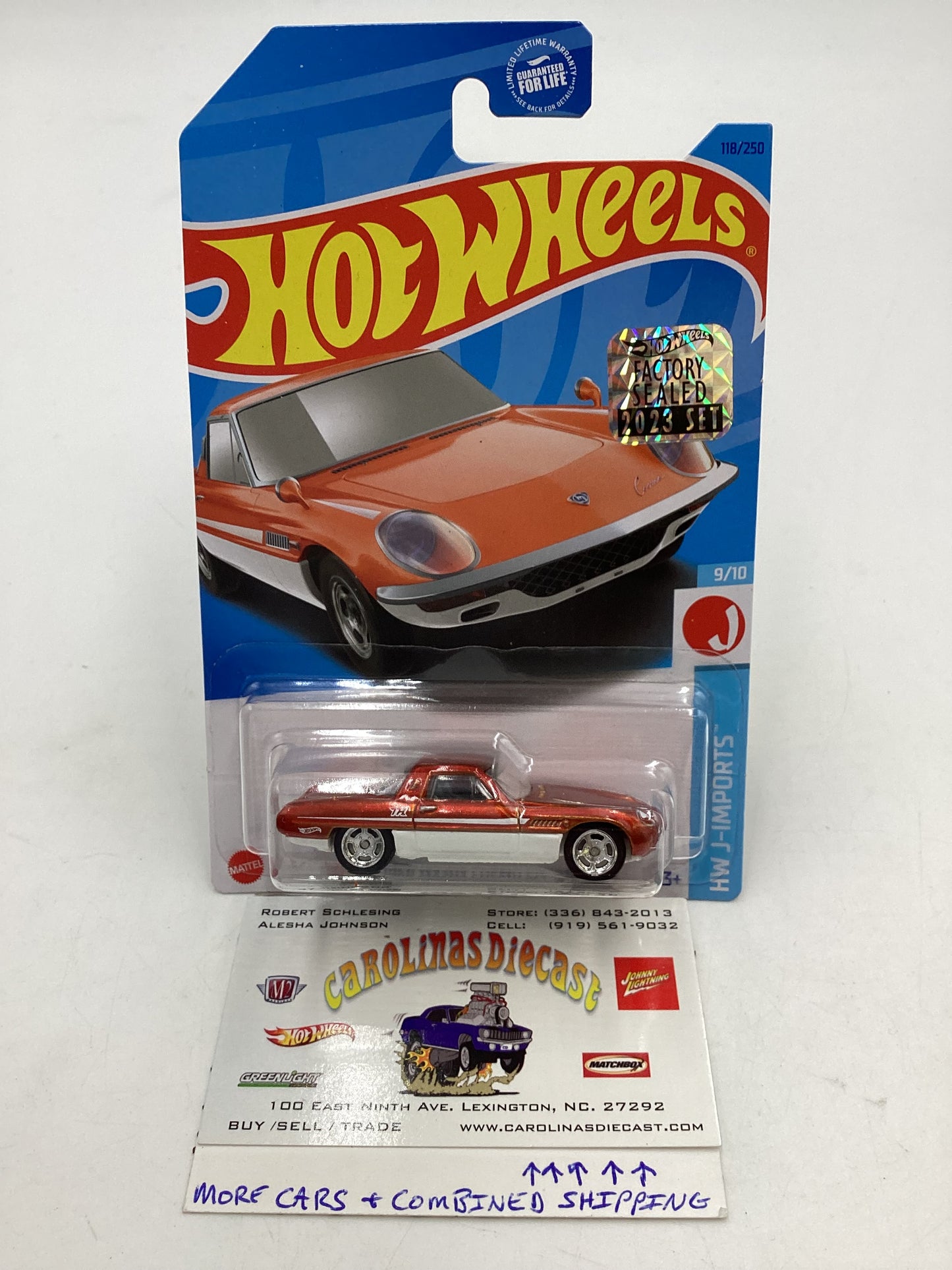 2023 Hot Wheels 1968 Mazda Cosmo Sport Super Treasure Hunt Factory Sealed (Cracked Blister) with protector