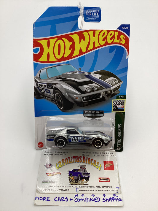 2022 Hot Wheels Zamac 10 Years #79 69 Copo Corvette *Card Not Perfect*