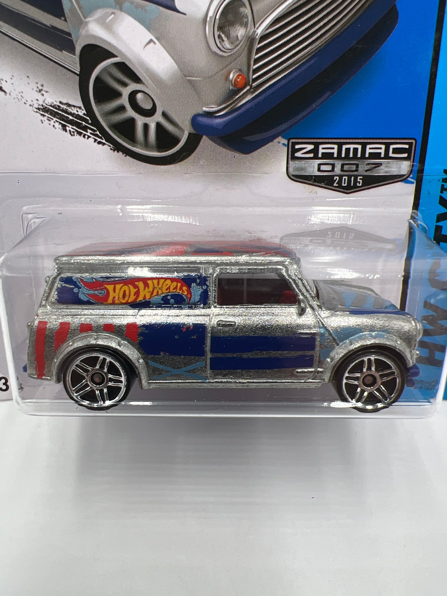 2015 Hot Wheels Walmart Exclusive Zamac 7 #27 67 Austin Mini Van 145C