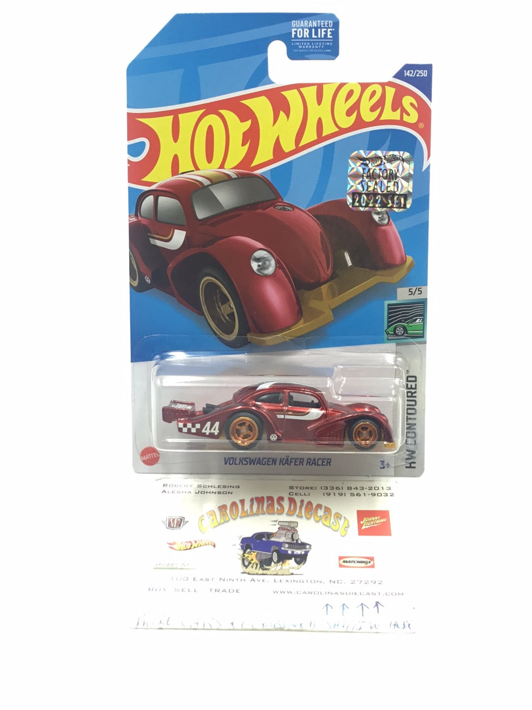 2022  hot wheels super treasure hunt Volkswagen Kafer Racer Factory sealed sticker W/ Protector