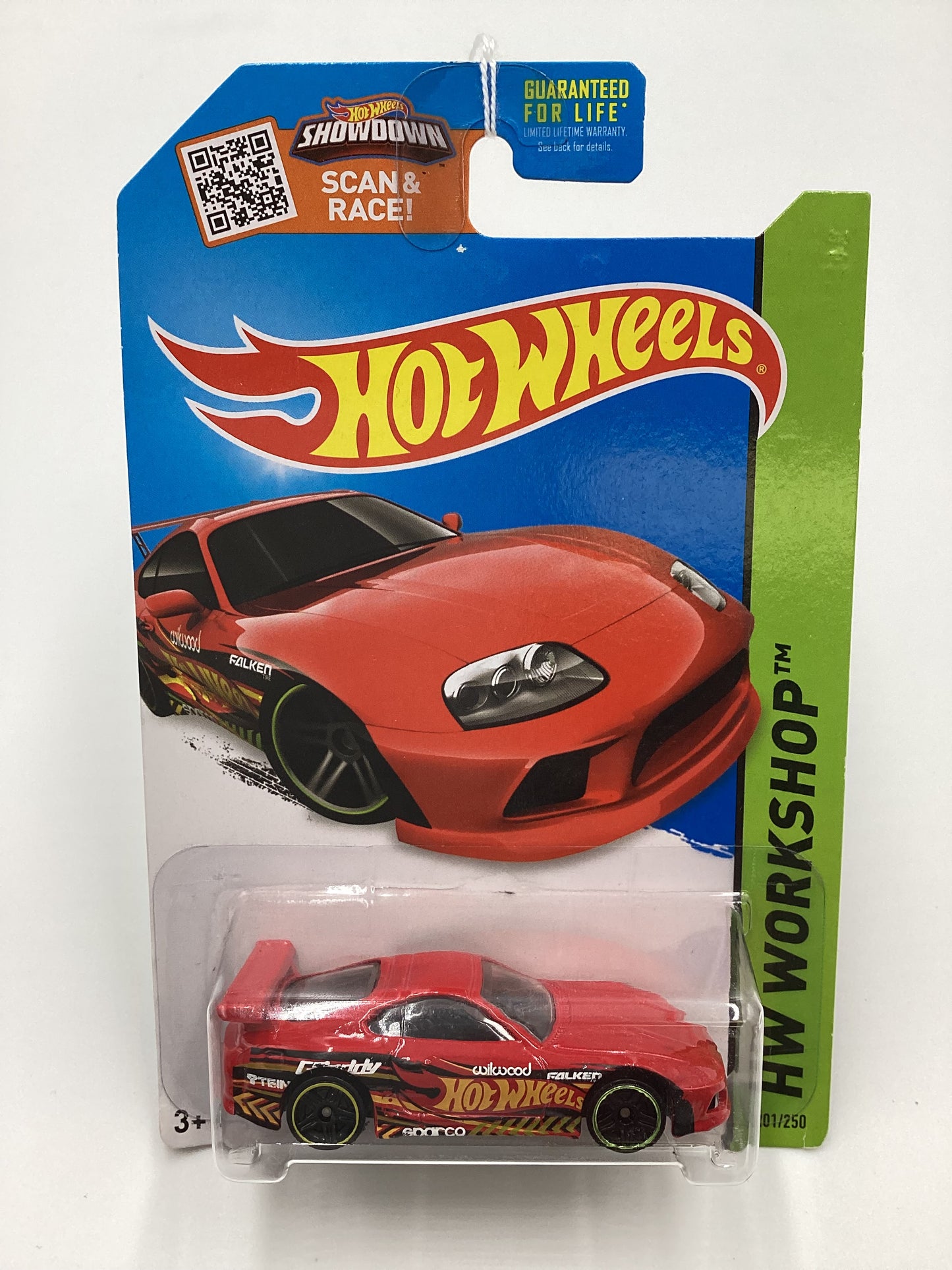 2015 Hot wheels #201 Red Toyota Supra
