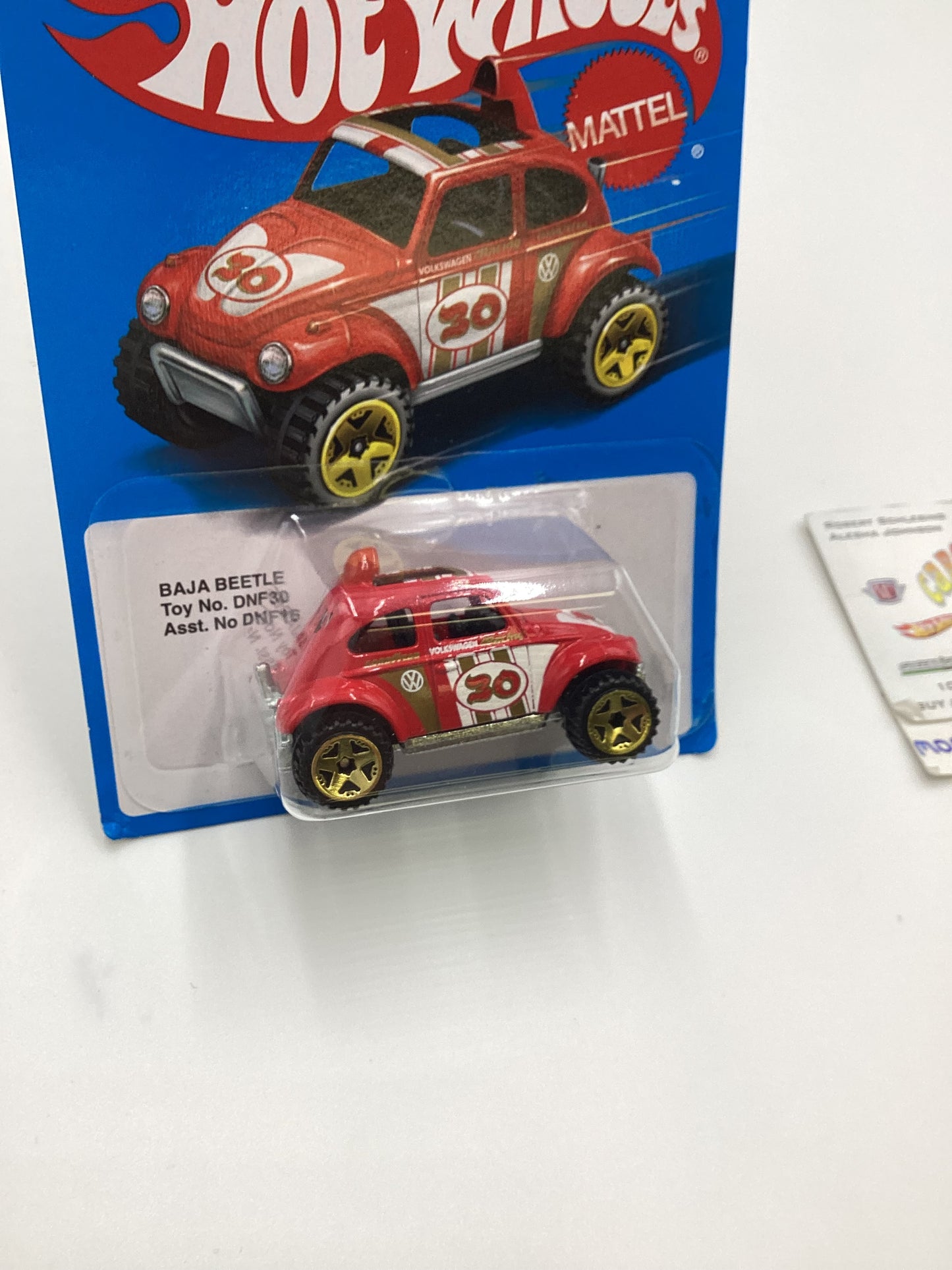 2016 Hot Wheels Target Heritage Retro DNF30 Baja Beetle Red 160A