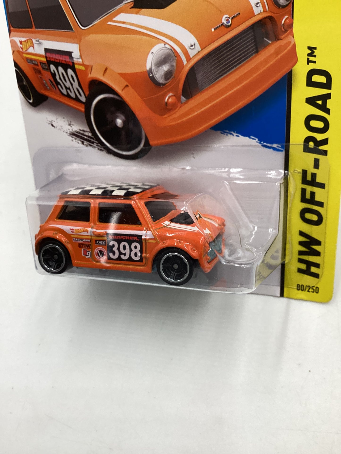 2015 Hot Wheels Off Road #80 Morris Mini Orange 68E