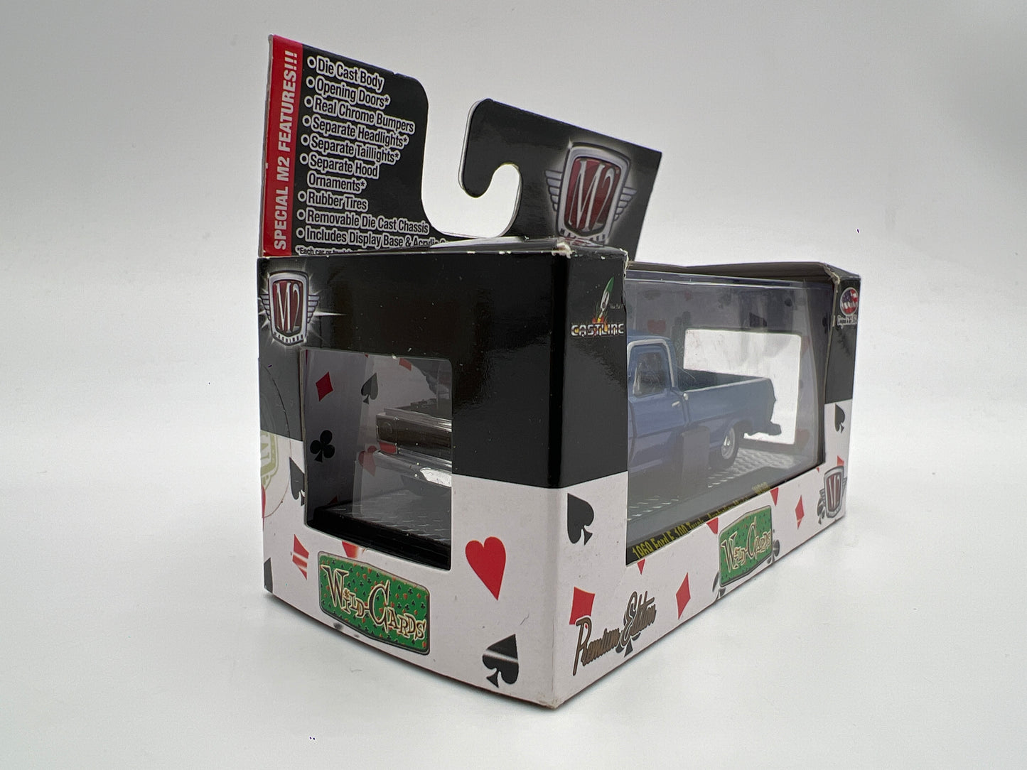 M2 Machines Wild-Cards 1969 Ford F-100 Truck Australian Model Blue WC08