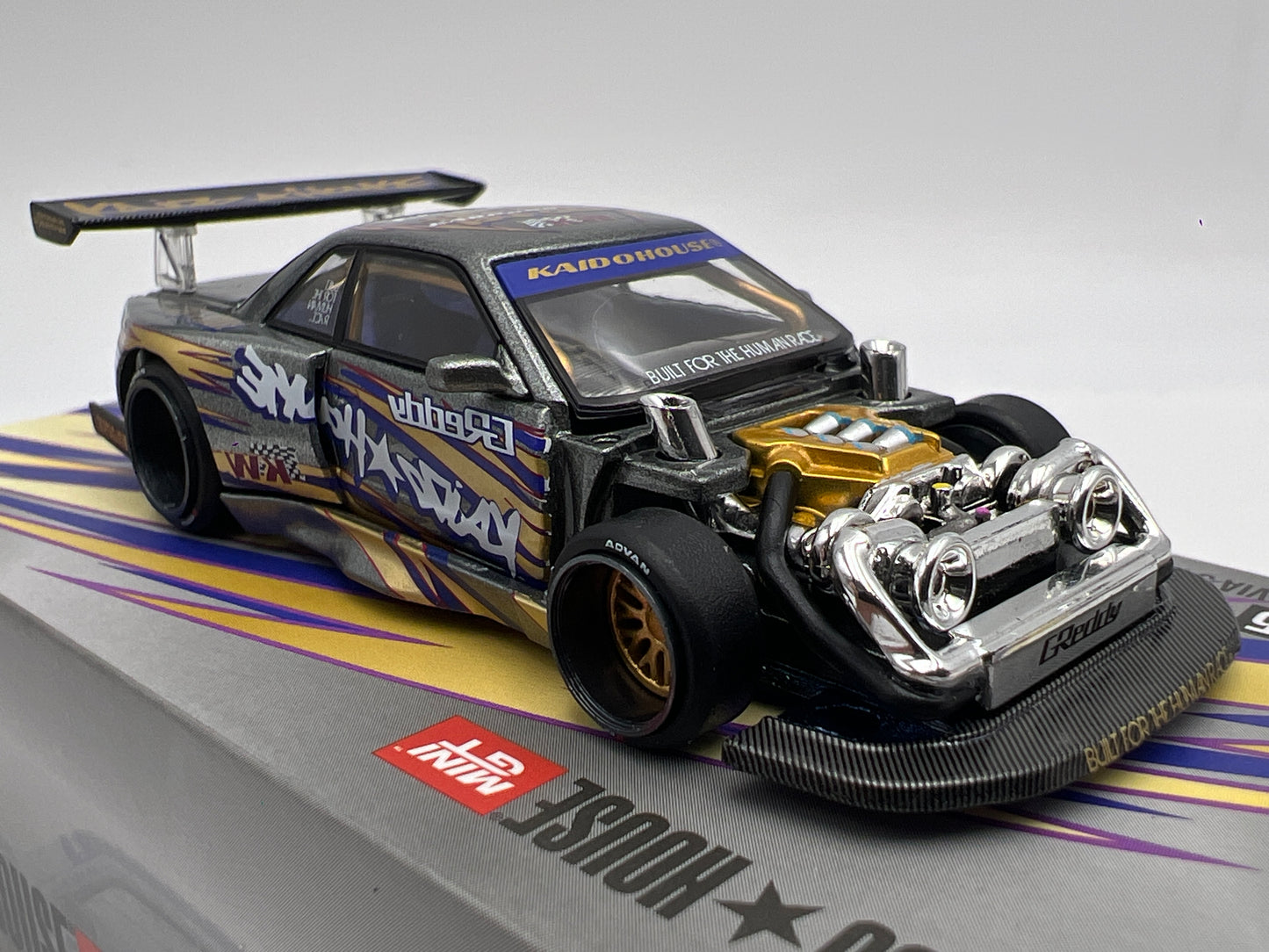 Mini GT Kaido House #235 Nissan Silvia S13-R Kaido Drift V1