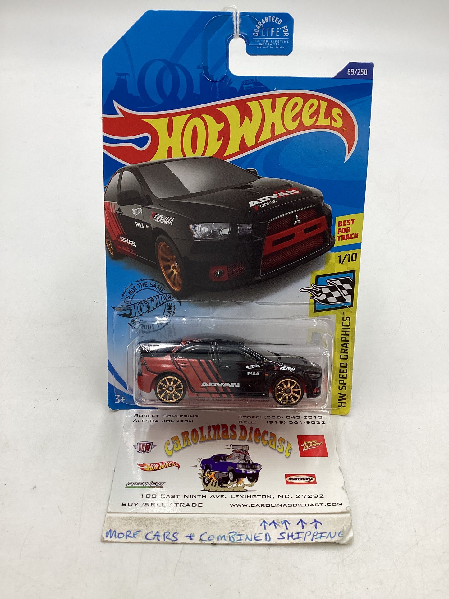 2020 Hot Wheels #69 2008 Lancer Evolution Advan 91D