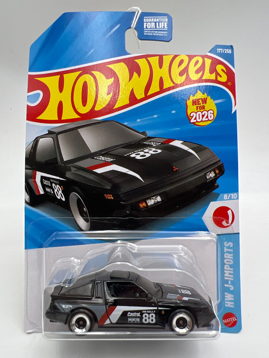2026 Hot Wheels P Case #177 88 Mitsubishi Starion Black