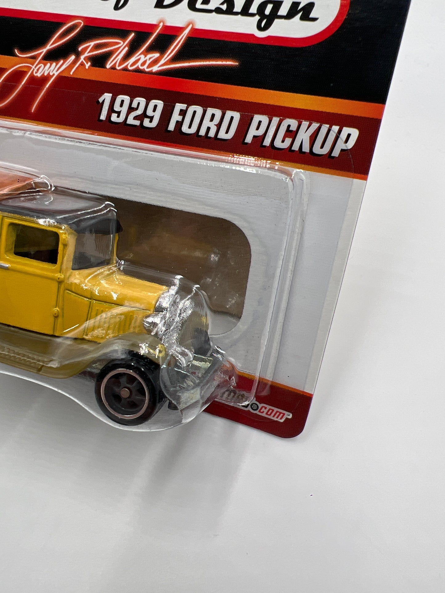 Hot Wheels Larry Wood 40 Years Of Design #2485/6500 1929 Ford Pickup Yellow W/Protector