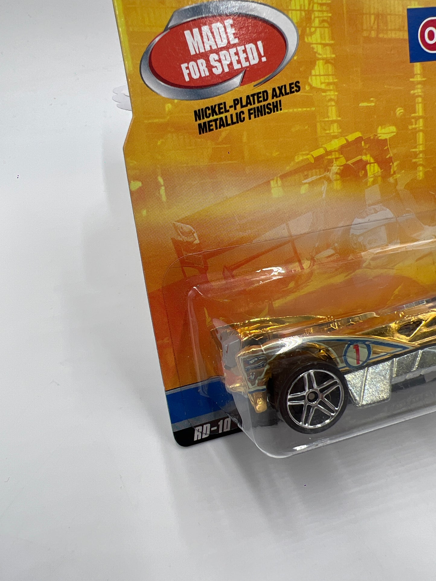Hot Wheels Target Exclusive Race Aces RD-10 Gold Chrome 159D
