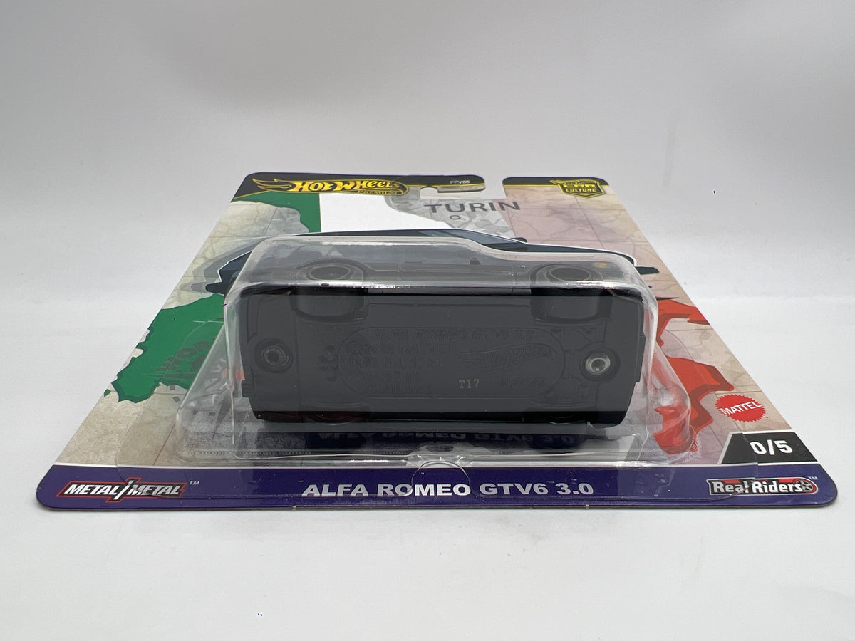2024 Hot Wheels Premium World Tour Chase #0 Alfa Romeo GTV6 3.0 Black W/Protector