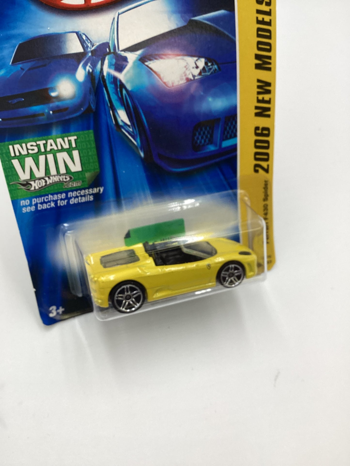 2006 Hot Wheels #033 Ferrari F430 Spider Yellow SR