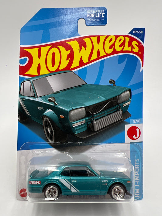 Hot Wheels Nissan Skyline HT 2000GT-X Wheel Swap Custom On Card W/Protector SR