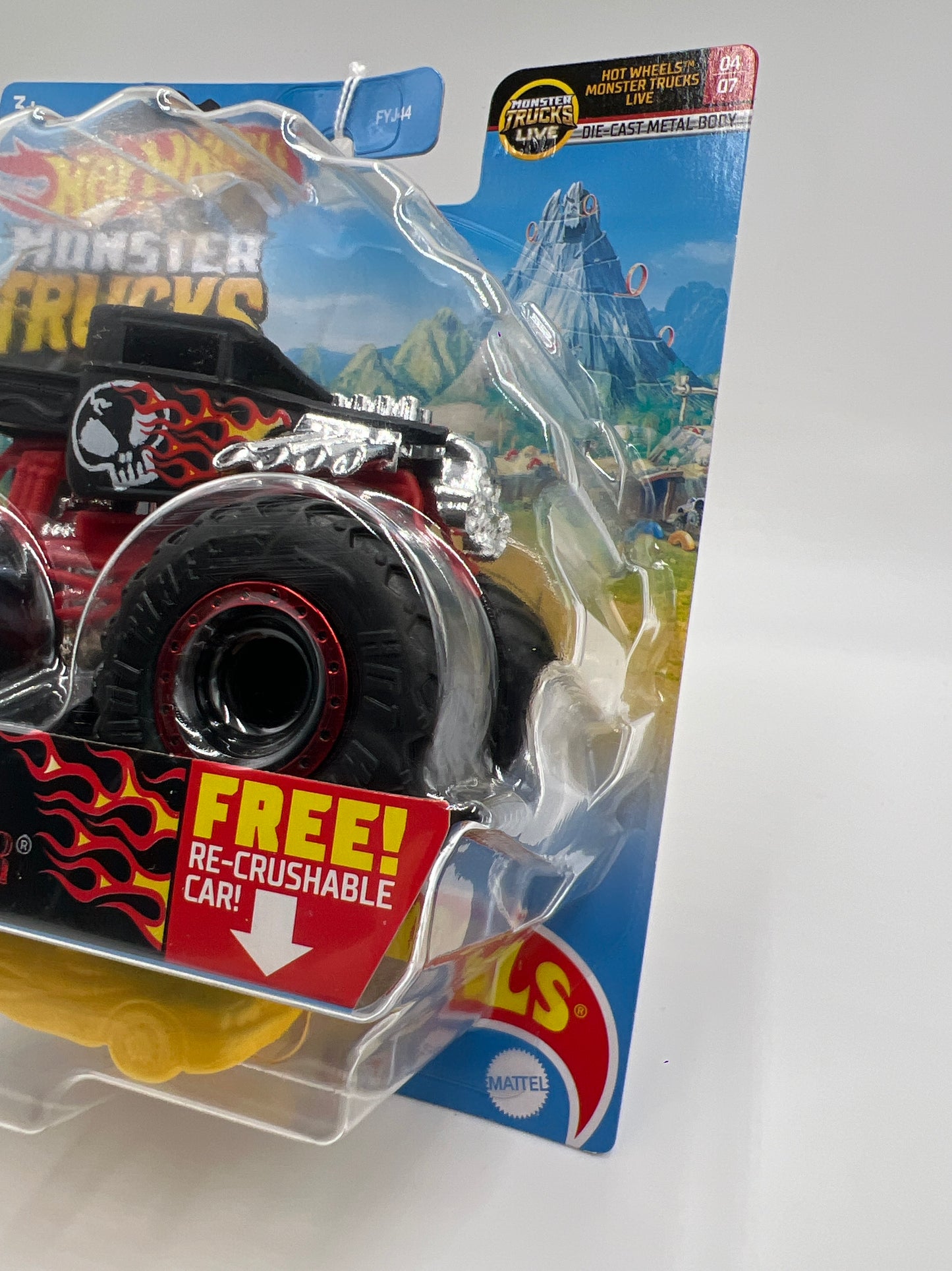 Hot Wheels Monster Trucks HW MT Live #19 Bone Shaker 131A