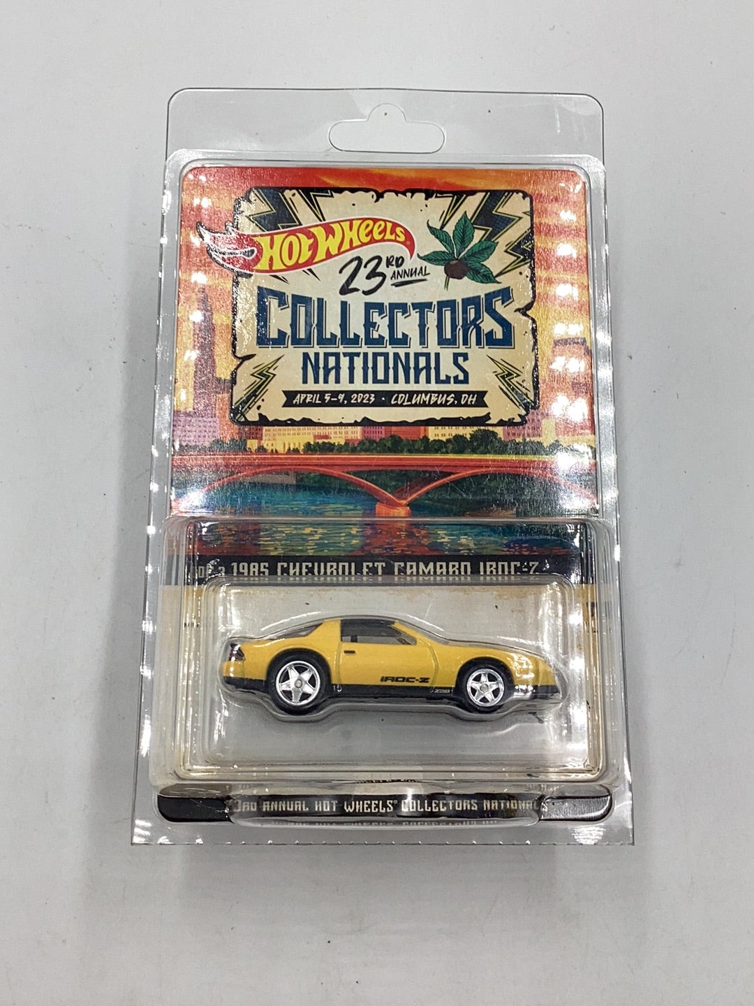 2023 hot wheels 23rd annual collectors nationals 1985 Chevrolet Camaro Iroc Z 3755/6200