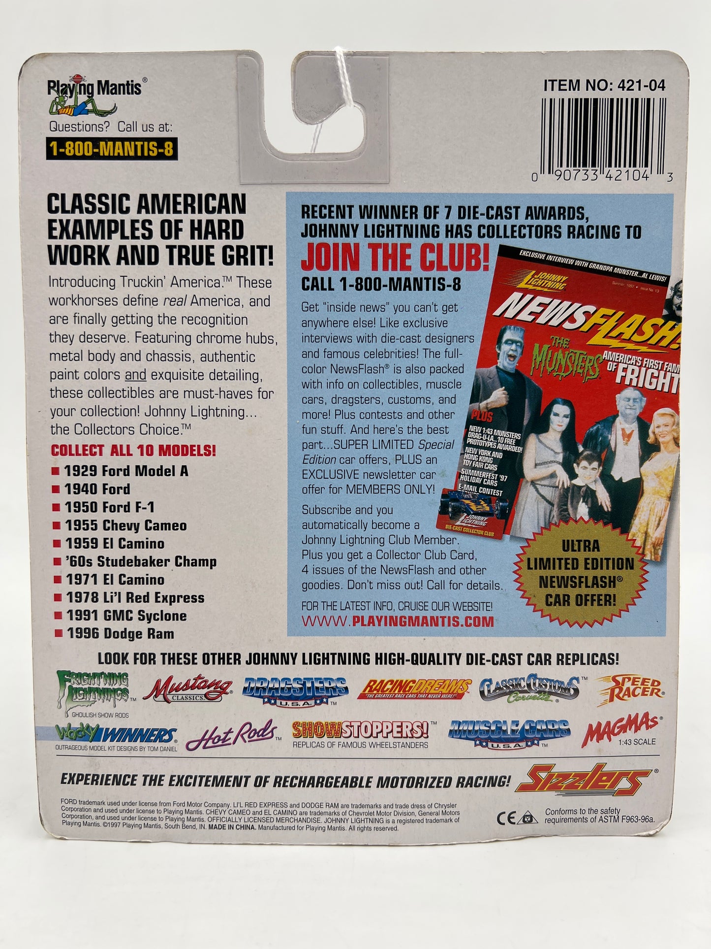 Johnny Lightning White Lightning Chase Truckin America #508 1929 Ford Model A White