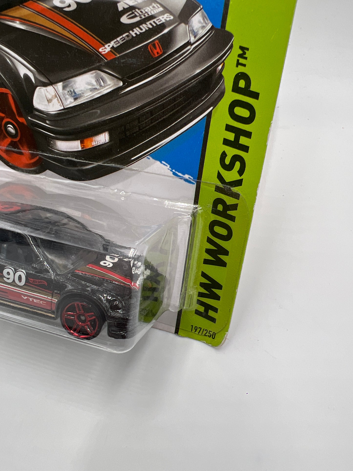 2015 Hot Wheels Workshop #197 90 Honda Civic EF Black