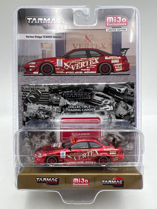 Tarmac Works Mijo Exclusives #80 CHASE VERTEX Ridge TE3005 Soarer W/Trading Cards