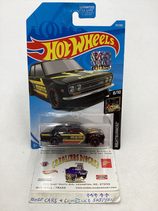 2019 Hot Wheels FactorySealed Kmart Exclusive #97 71 Datsun 510 Momo Black