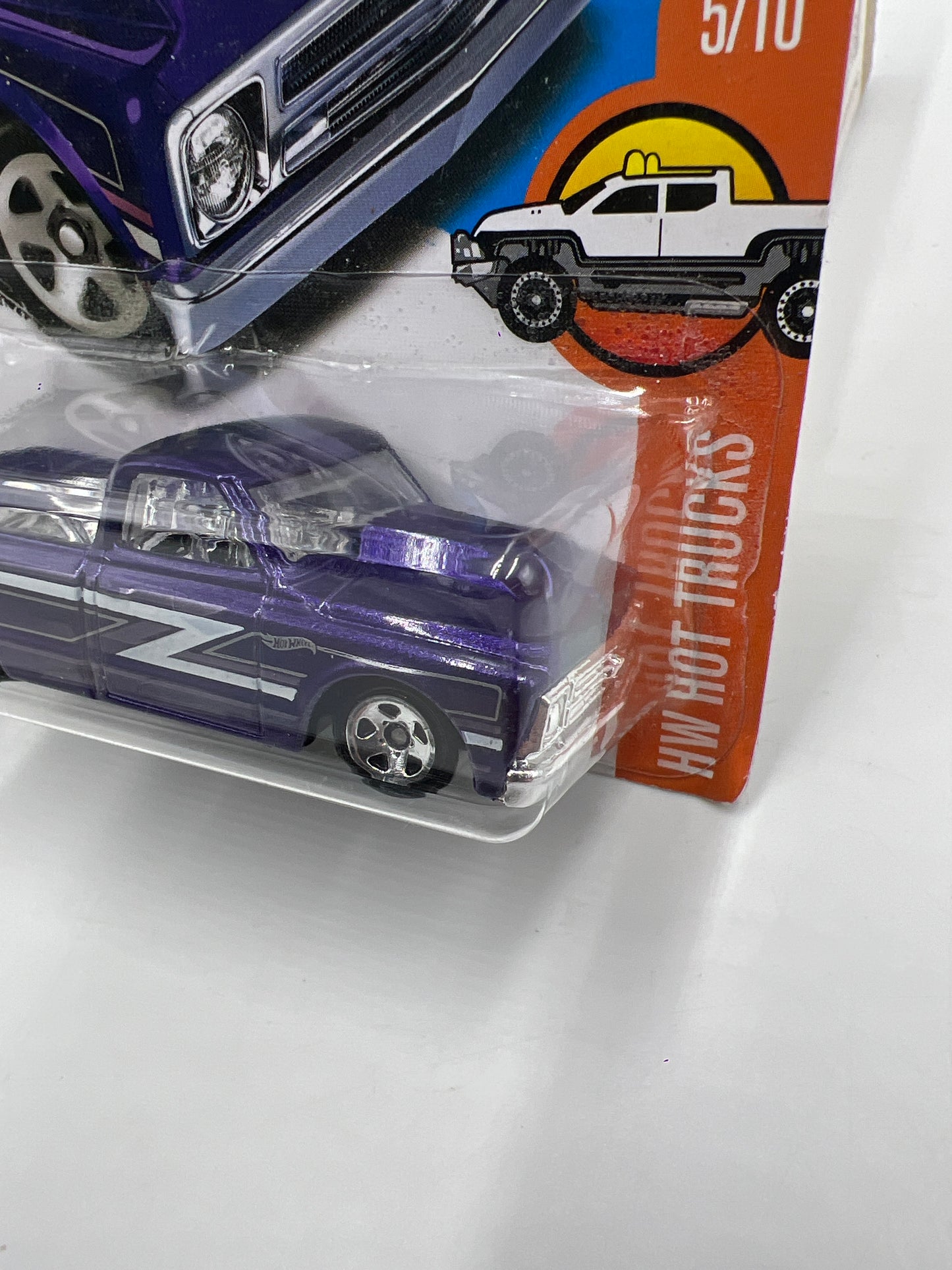 2017 Hot Wheels Hot Trucks #158 67 Chevy C10 Purple 5F