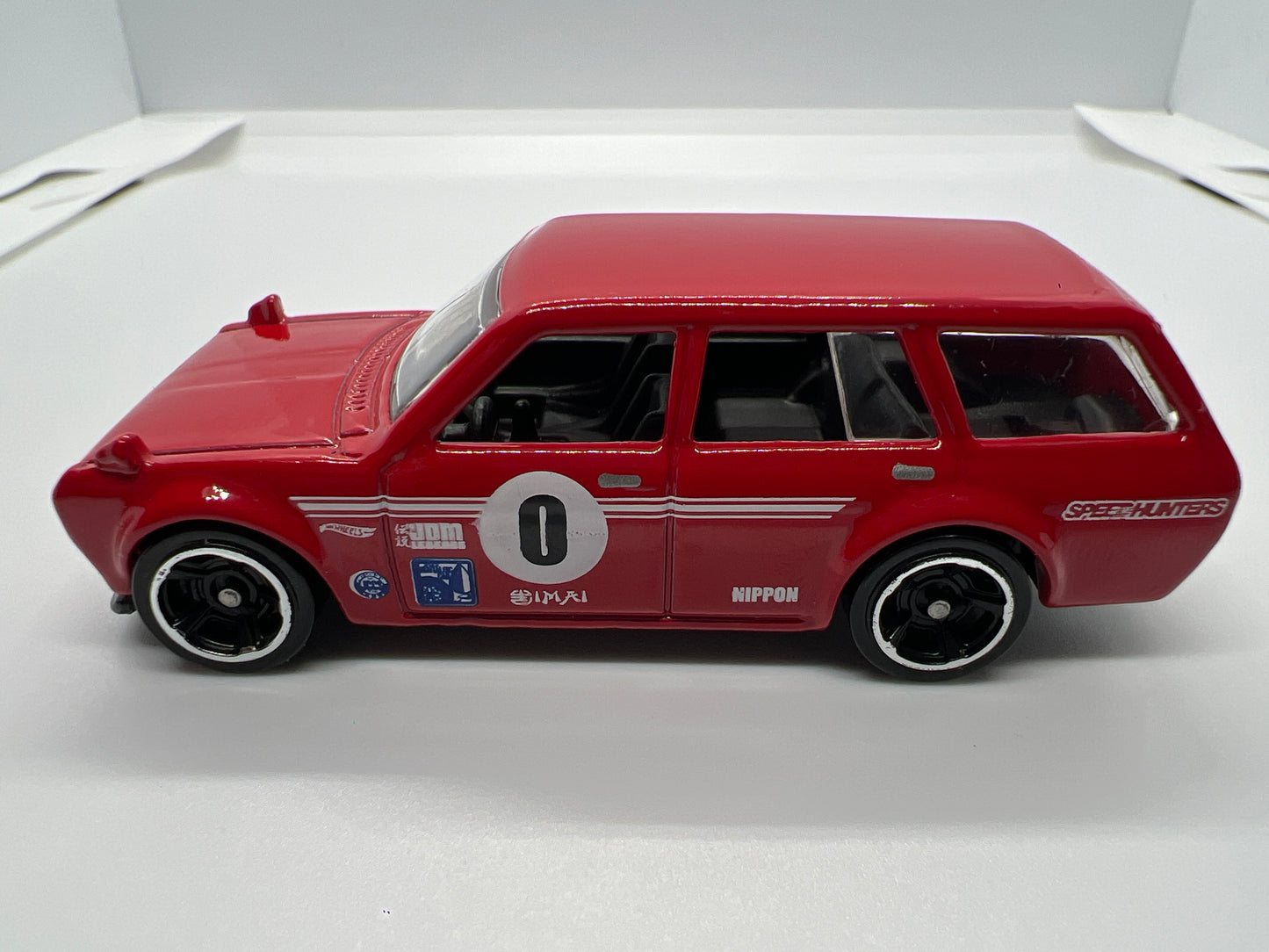 Hot Wheels 1/64 Mainline 71 Datsun 510 Wagon Red Loose