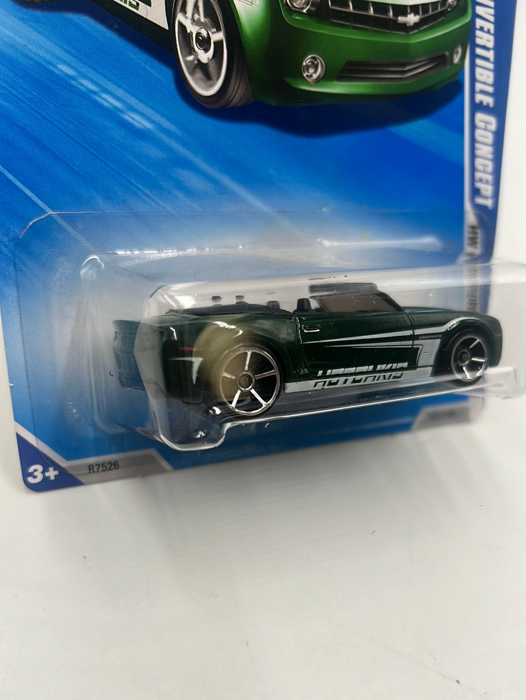 2010 Hot Wheels Performance Camaro Convertible Concept Green 101/240 4B