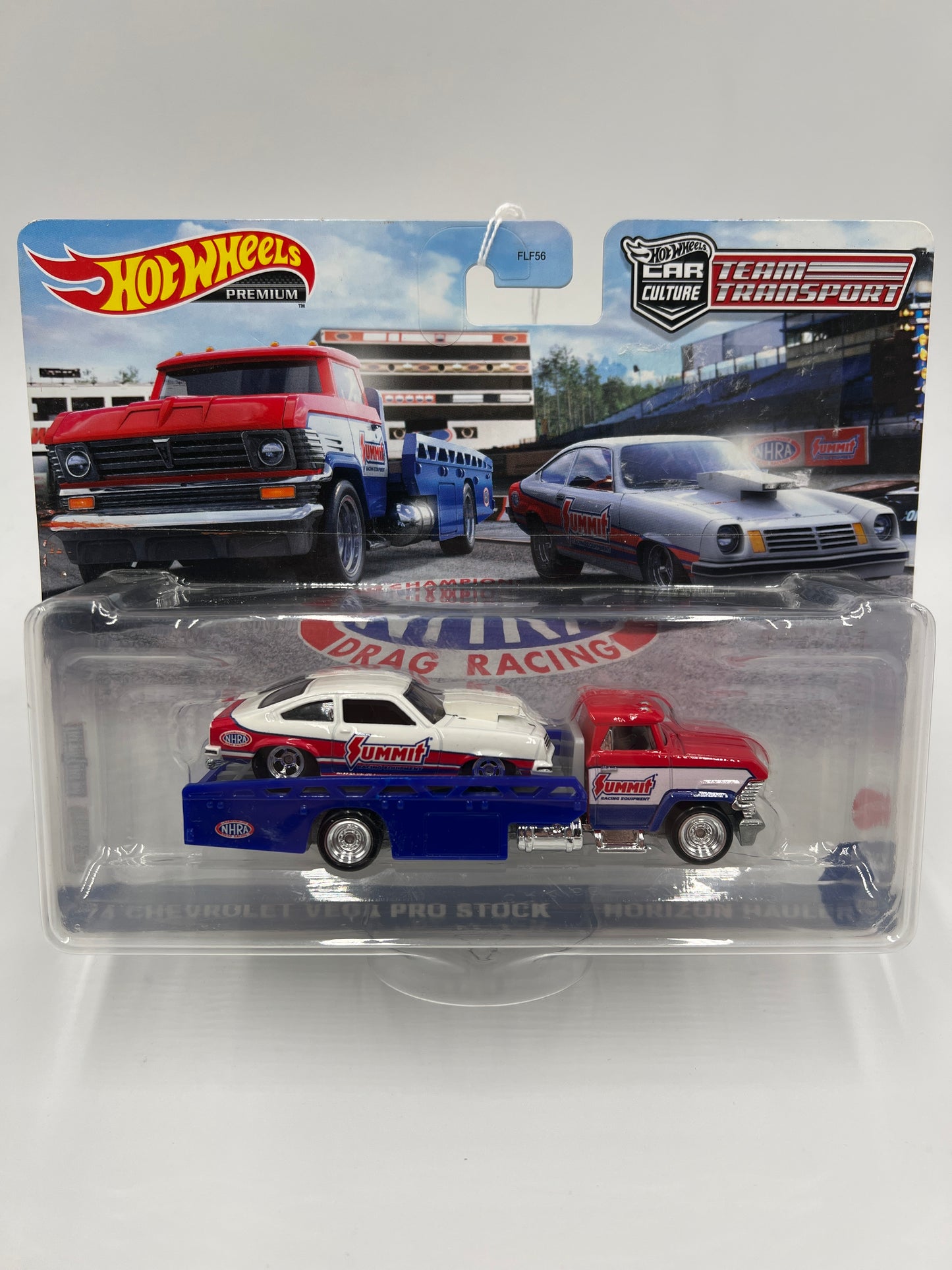 Hot Wheels Car Culture Team Transport #34 74 Chevrolet Vega Pro Stock & Horizon Hauler Summit 280E