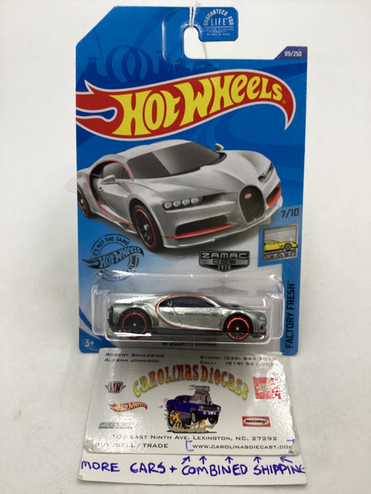 2020 Hot Wheels #089 16 Bugatti Chiron Zamac 146A