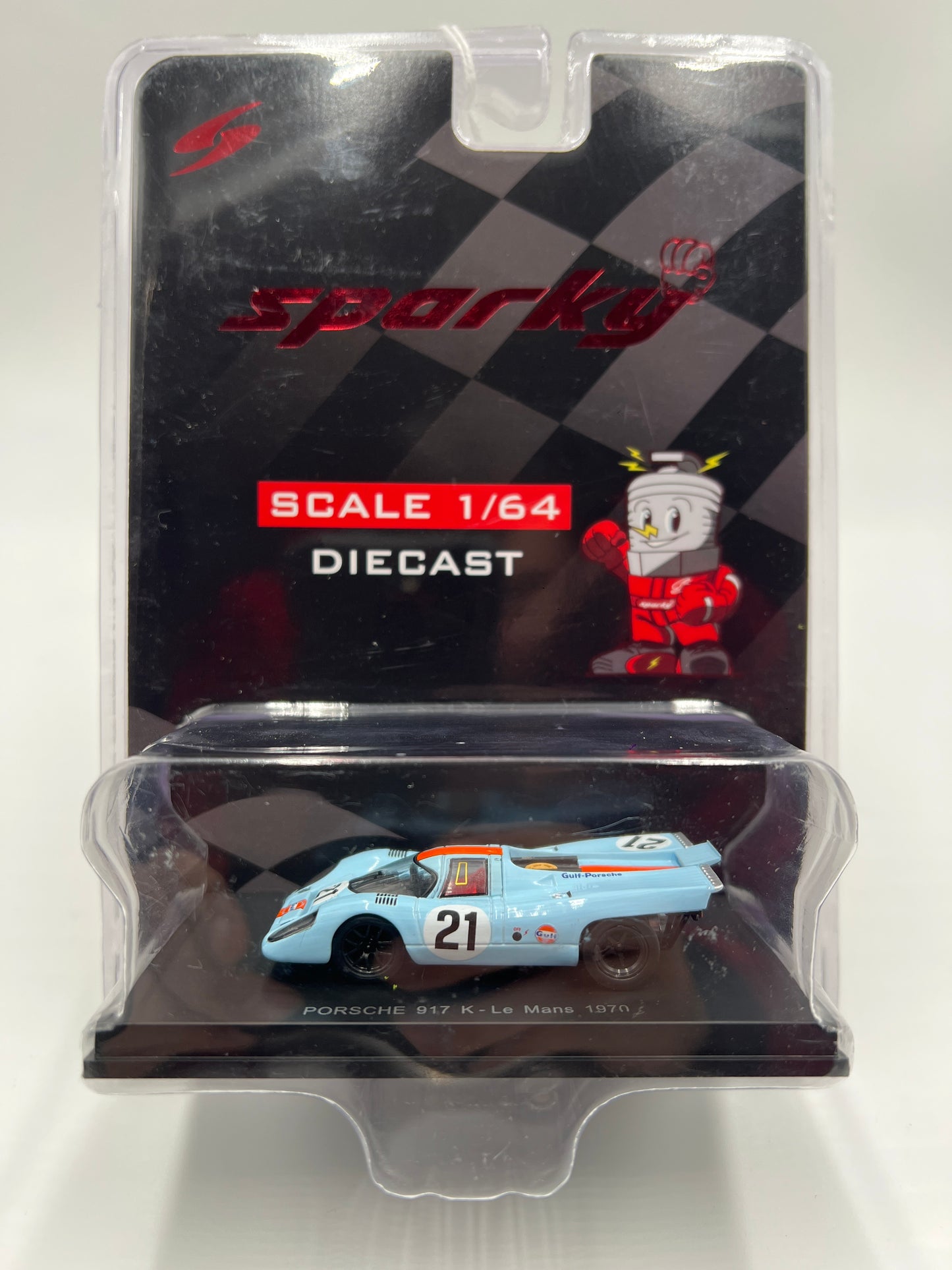 Sparky Scale 1/64 Diecast Gulf #21 Porsche 917 K Le Mans 170 VHTF Wheel Error