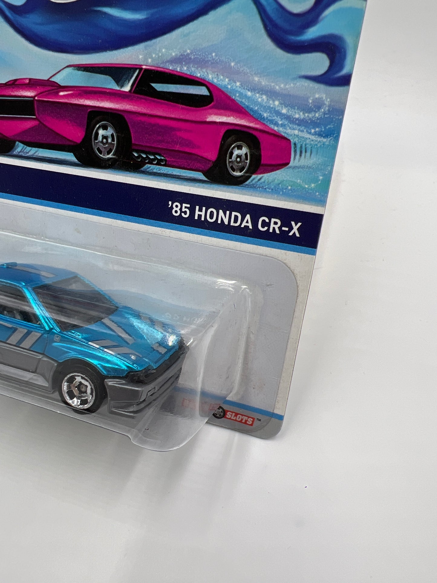 Hot Wheels Cool Classics #11 85 Honda CR-X Spectrafrost Blue W/Protector