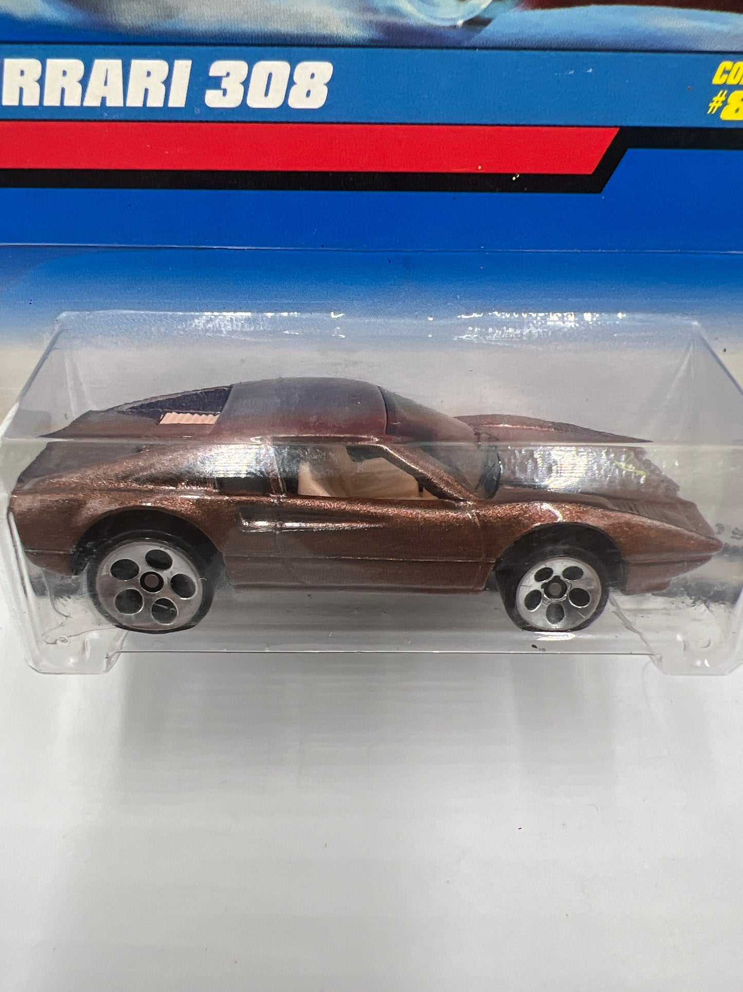 1998 Hot Wheels #816 Ferrari 308 Brown