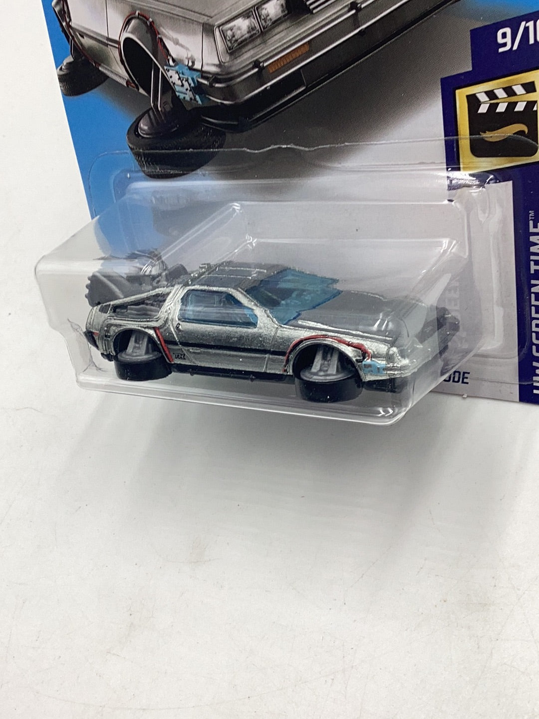 2019 hot wheels super treasure hunt Factory Sealed sticker #108 Back to the future Time Machine hover mode