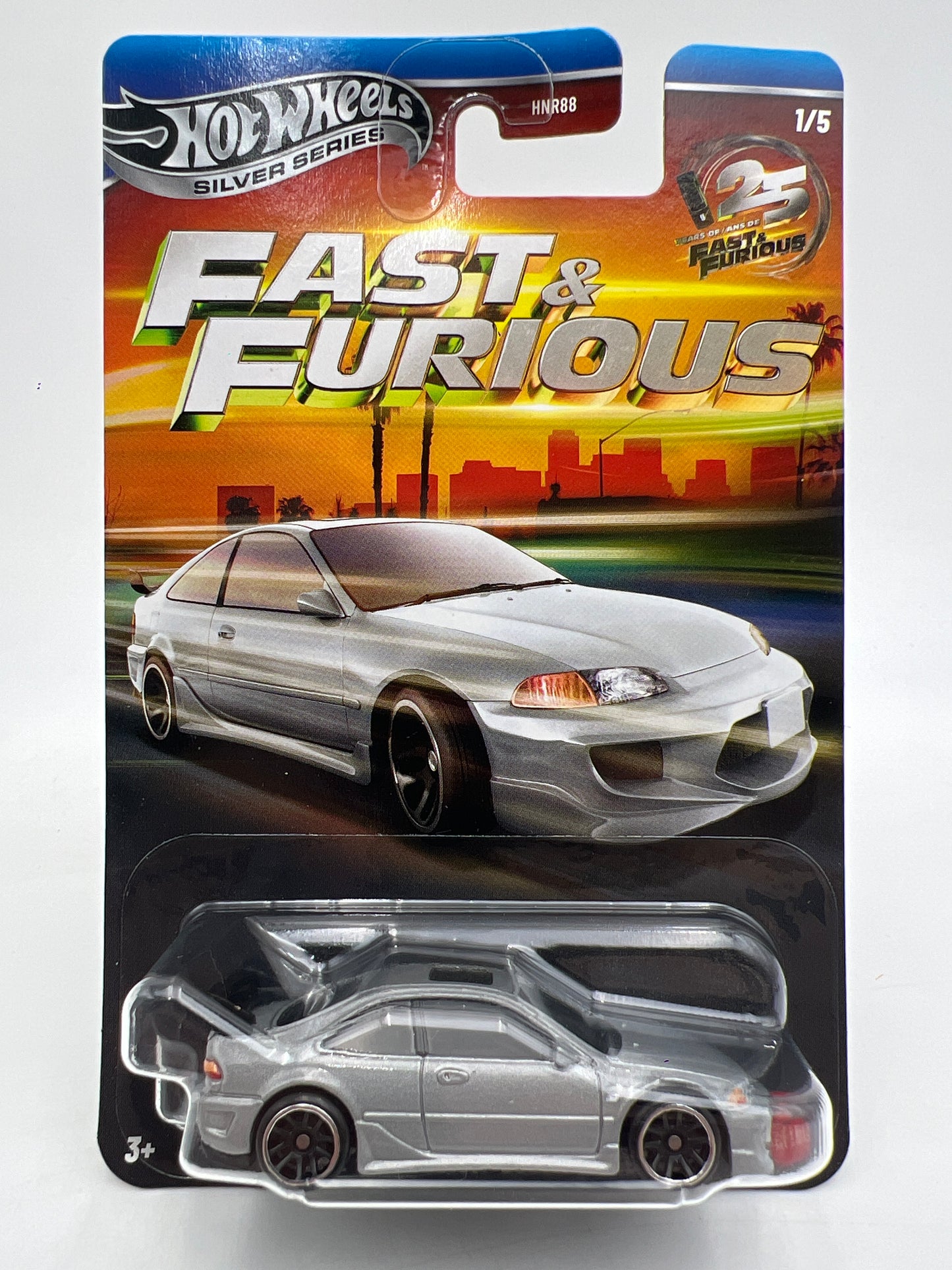 2026 Hot Wheels Silver Series Fast & Furious #1 1993 Honda Civic Coupe EX EJ1