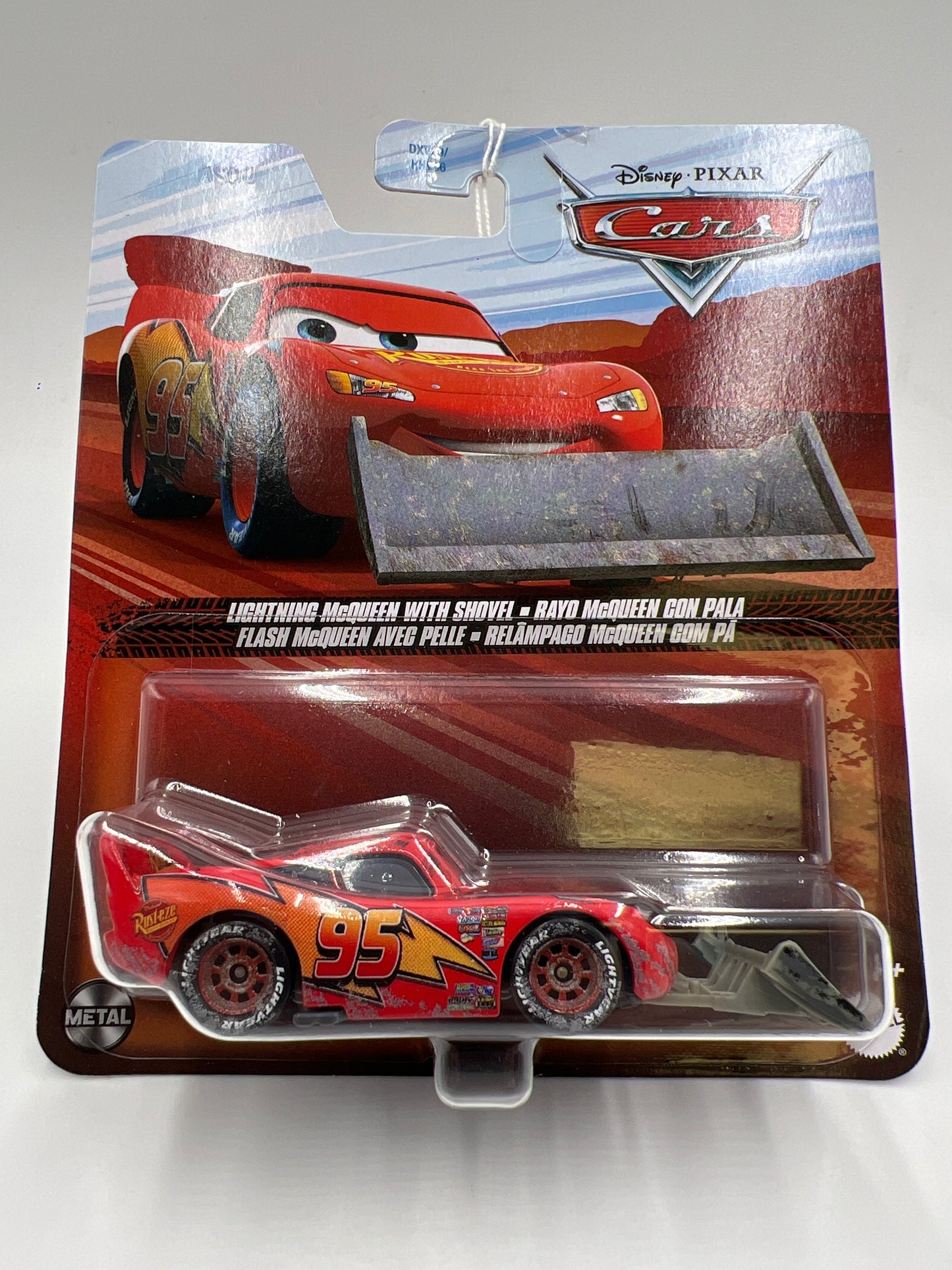 Disney Pixar Cars Lightning McQueen With Shovel 140D