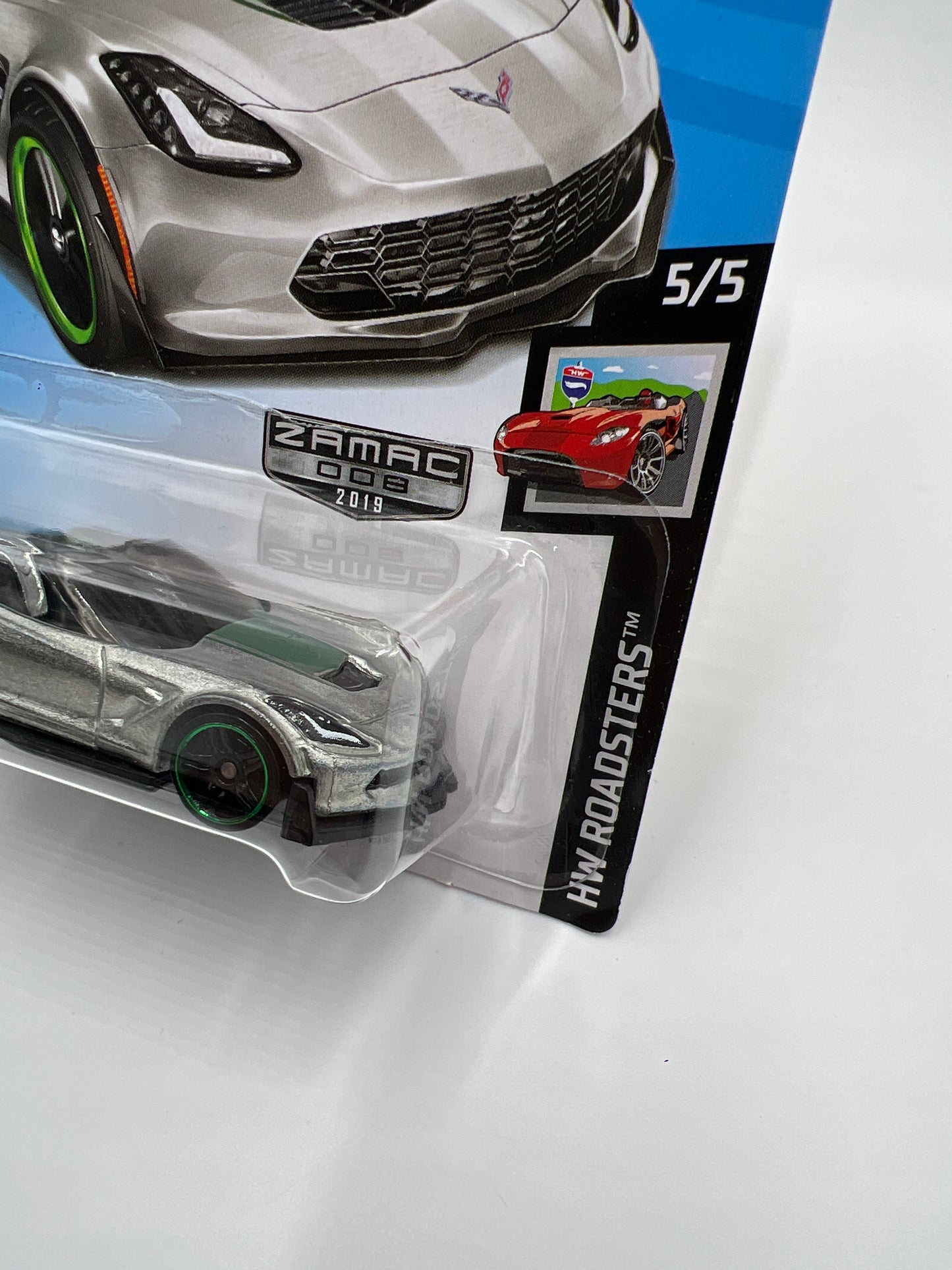 2019 Hot Wheels Walmart Exclusive Zamac 8 #95 Corvette C7 Z06 Convertible