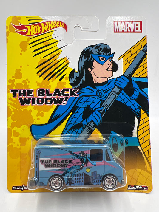 Hot Wheels Premium Marvel The Black Widow Combat Medic Blue 267B