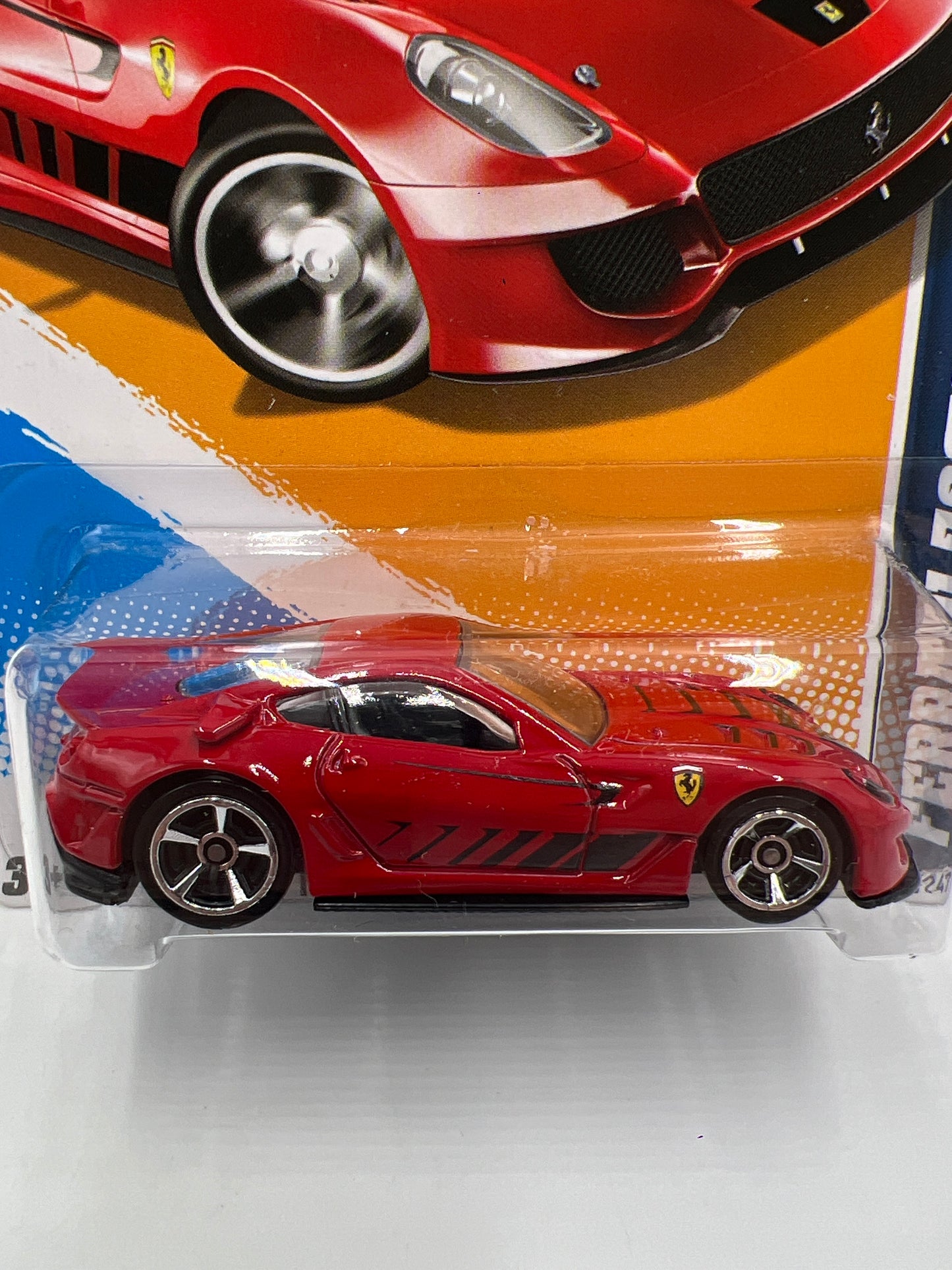 2012 Hot Wheels All Stars #125 Ferrari 599XX Red W/Protector 3