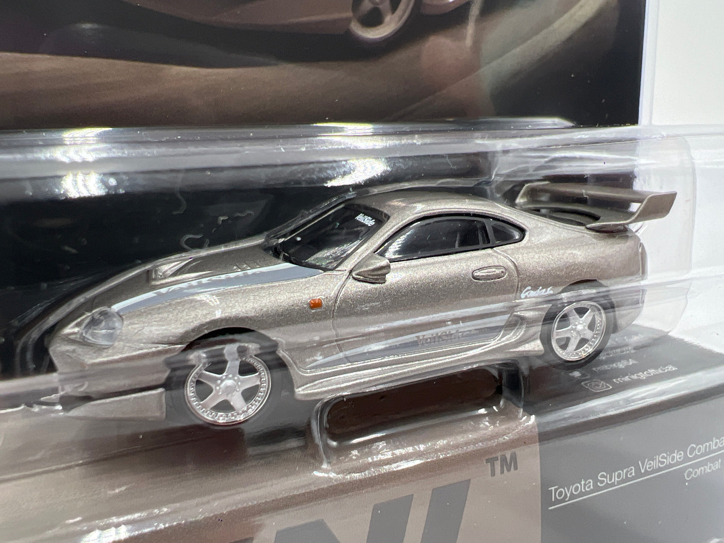 Mini GT #978 Toyota Supra VeilSide Combat V-II Gray 236E