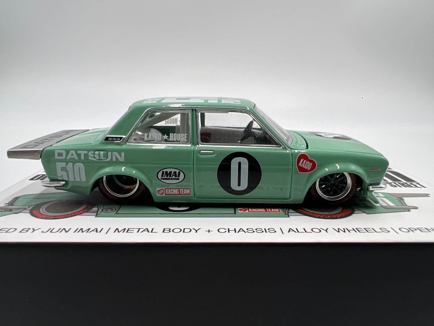 Mini GT Kaido House #008 Datsun 510 Pro Street Green