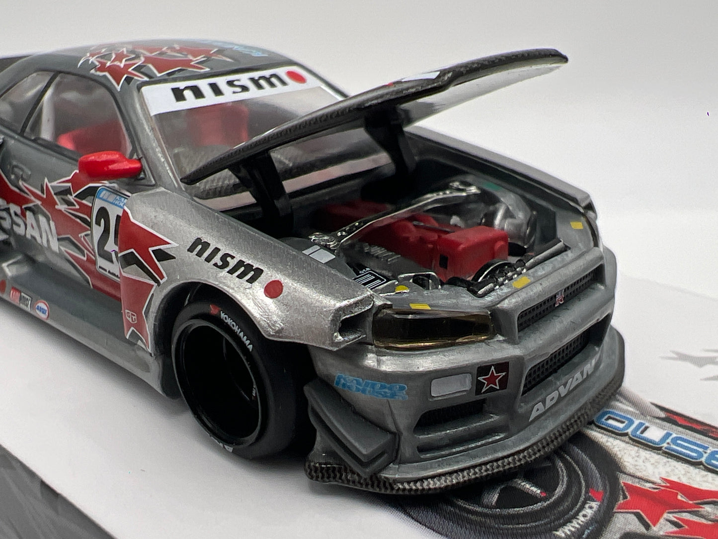 Mini GT Kaido House #197 CHASE Nissan Skyline GT-R R34 Kaido Star Racing V1