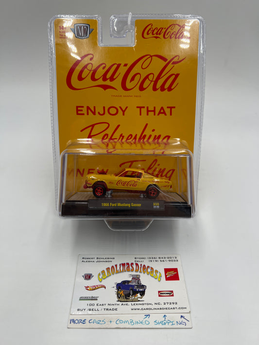M2 Machines Coca Cola CHASE 1966 Ford Mustang Gasser A50 Cracked Case