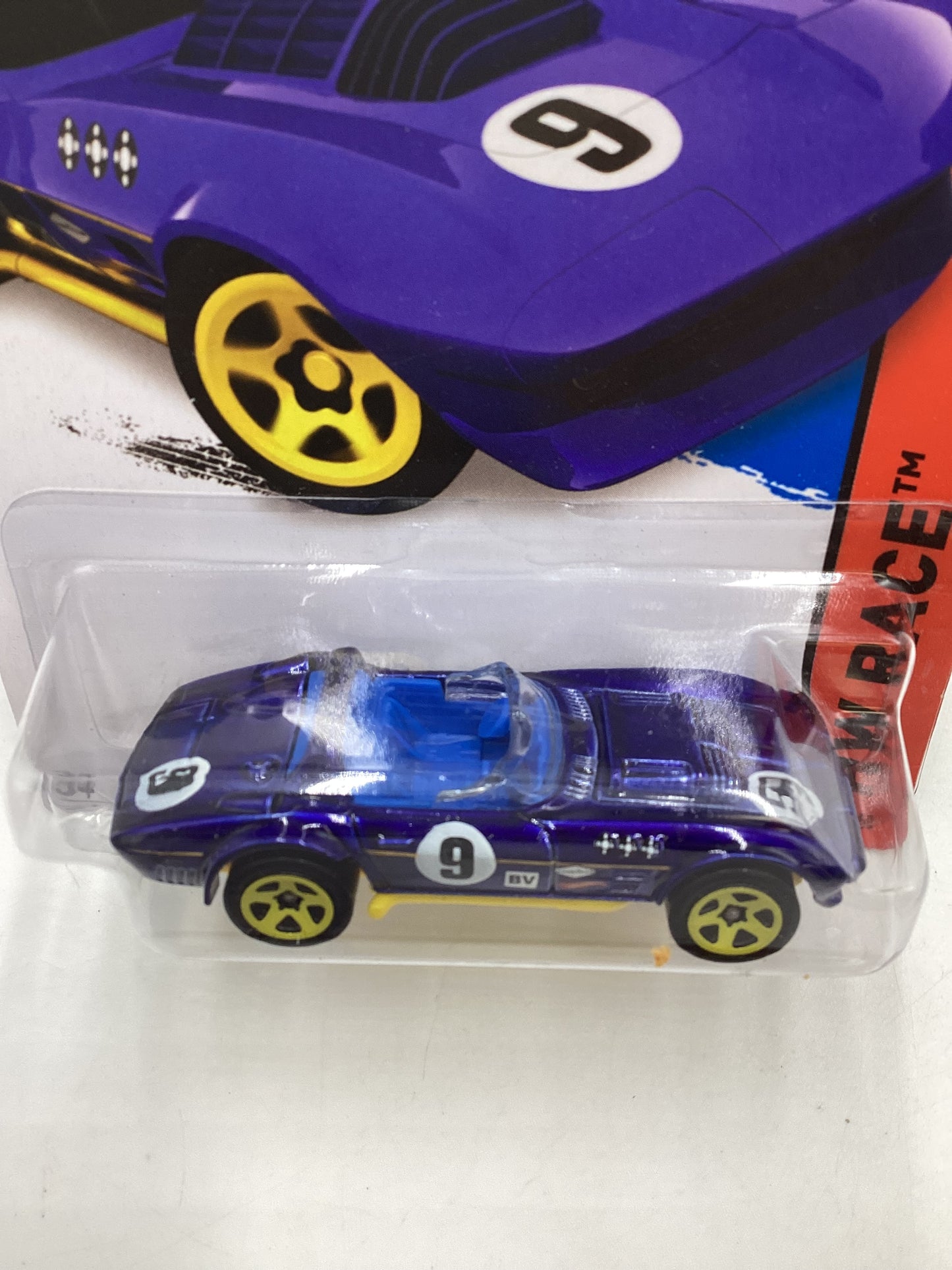 2015 Hot Wheels HW Race #179 Corvette Grand Sport Roadster Blue 1C