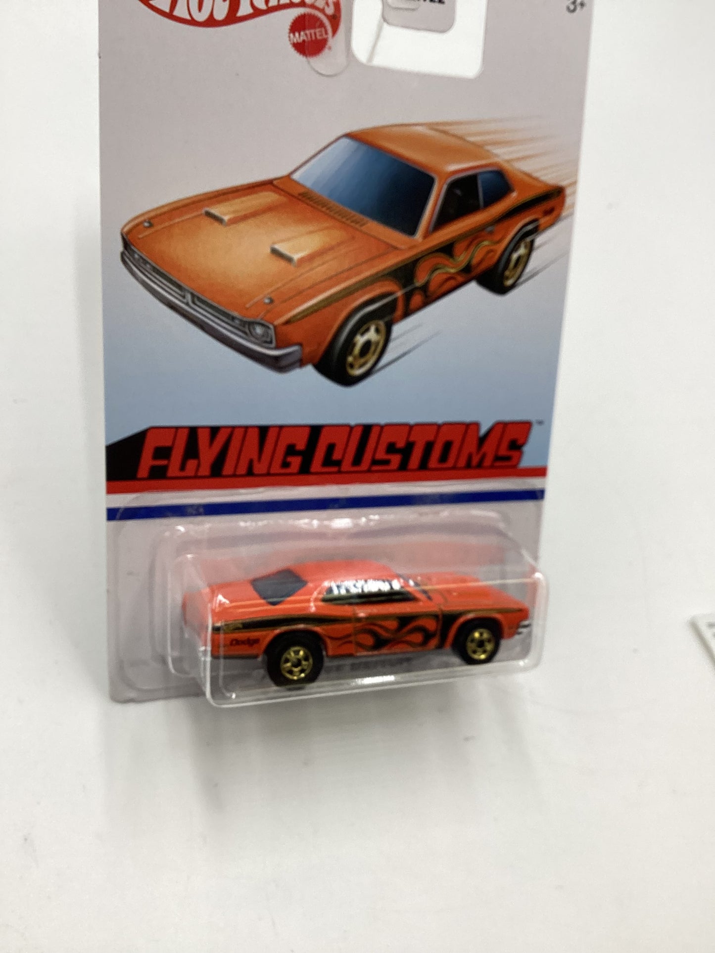 Hot Wheels Target Exclusive Flying Customs 71 Dodge Demon Orange 155D