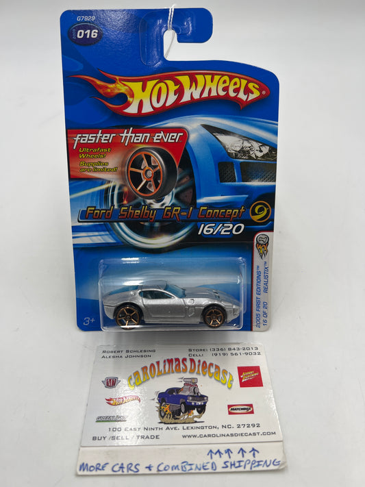 2005 Hot Wheels First Editions #016 Ford Shelby GR-I Concept Faster Than Ever 30D