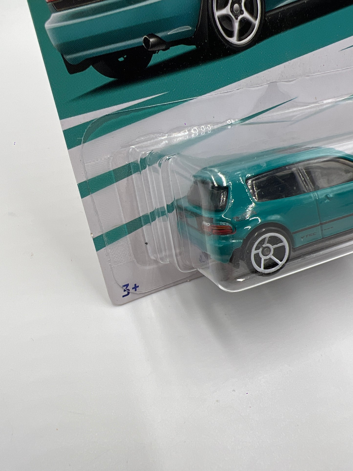 2022 Hot Wheels Honda Civic Anniversary Series #2 92 Honda Civic EG Green W/Protector