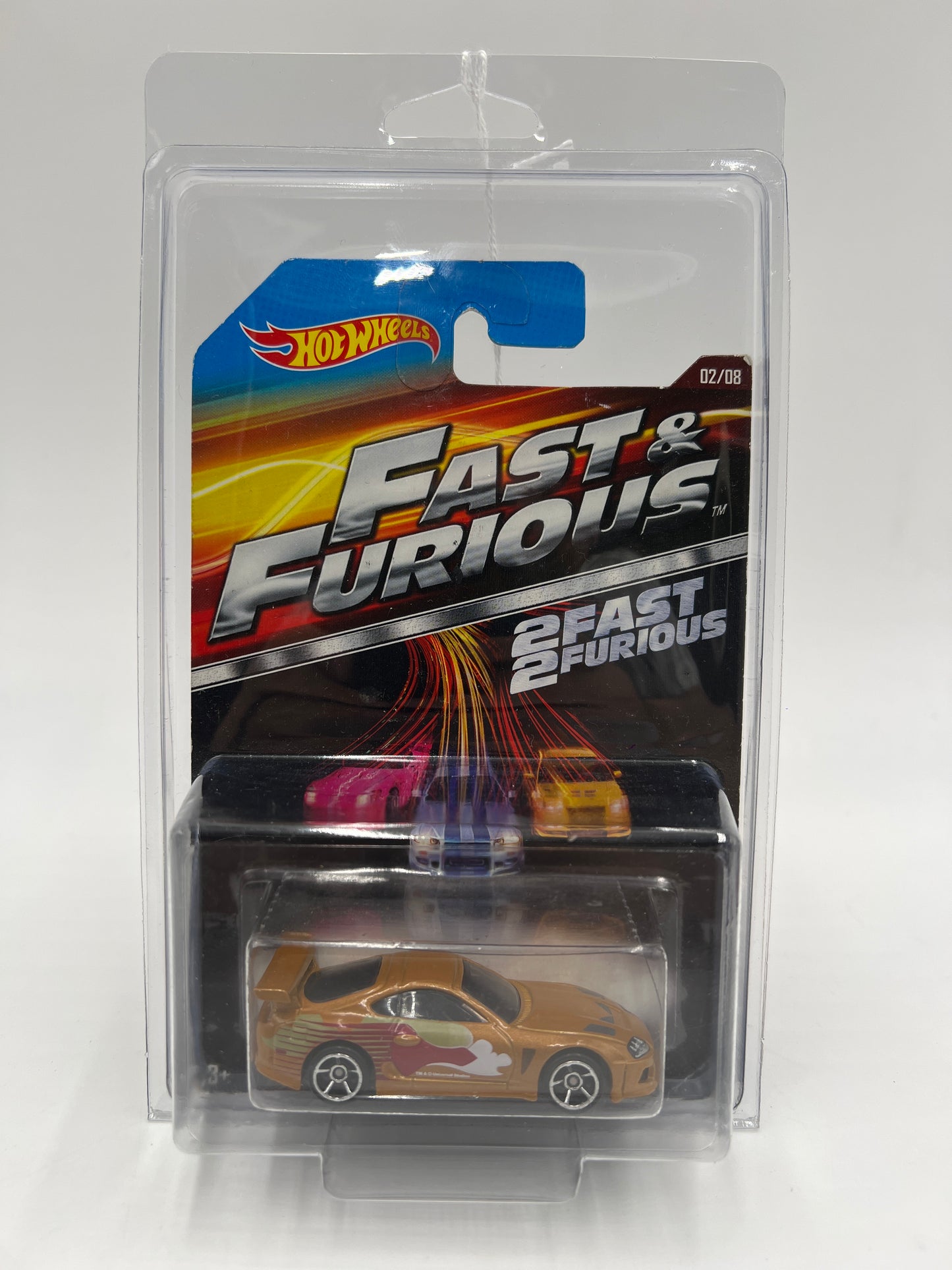 Hot Wheels Fast and Furious #2 94 Toyota Supra W/Protector