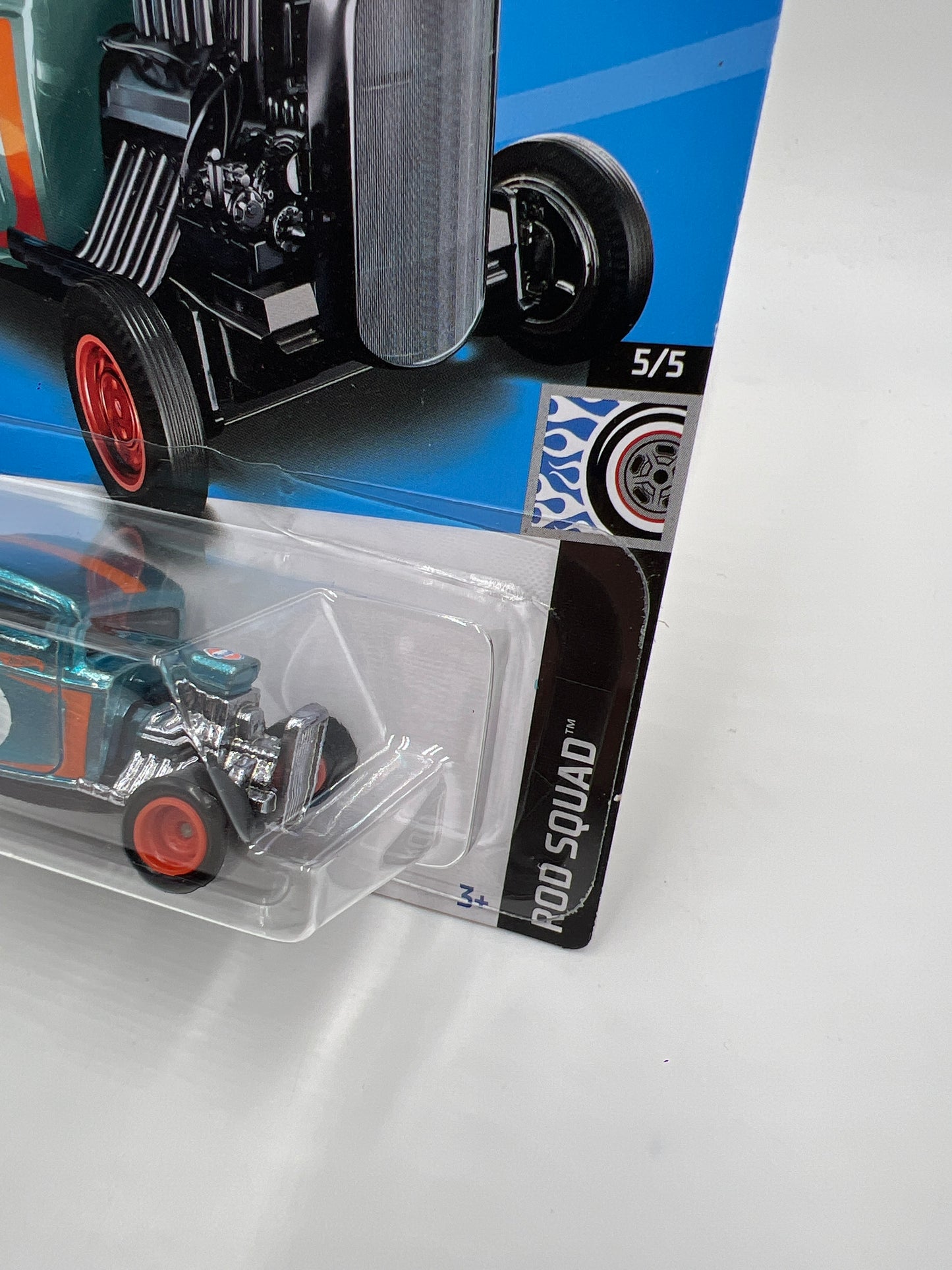 2022 Hot Wheels Super Treasure Hunt #237 32 Ford Gulf Blue W/Protector
