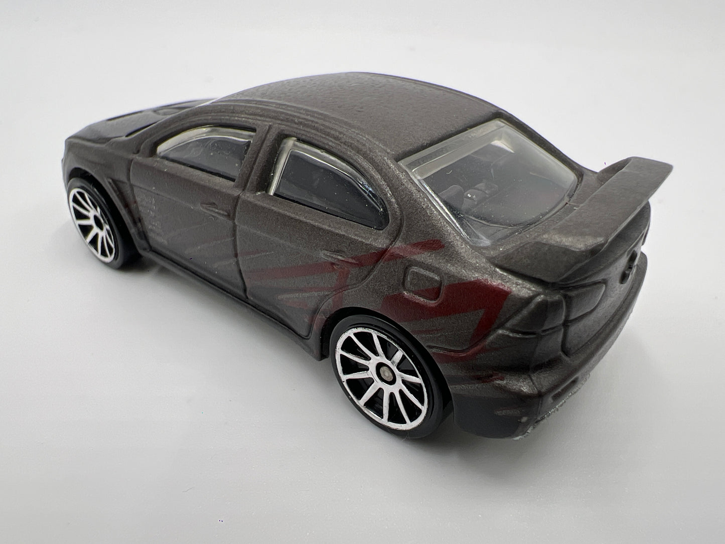 Hot Wheels 1/64 Color Shifters 2008 Mitsubishi Lancer Evolution Silver/Gray Loose HTF