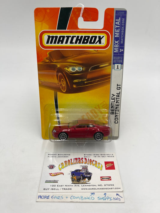 Matchbox MBX Metal #1 Bentley Continental Red