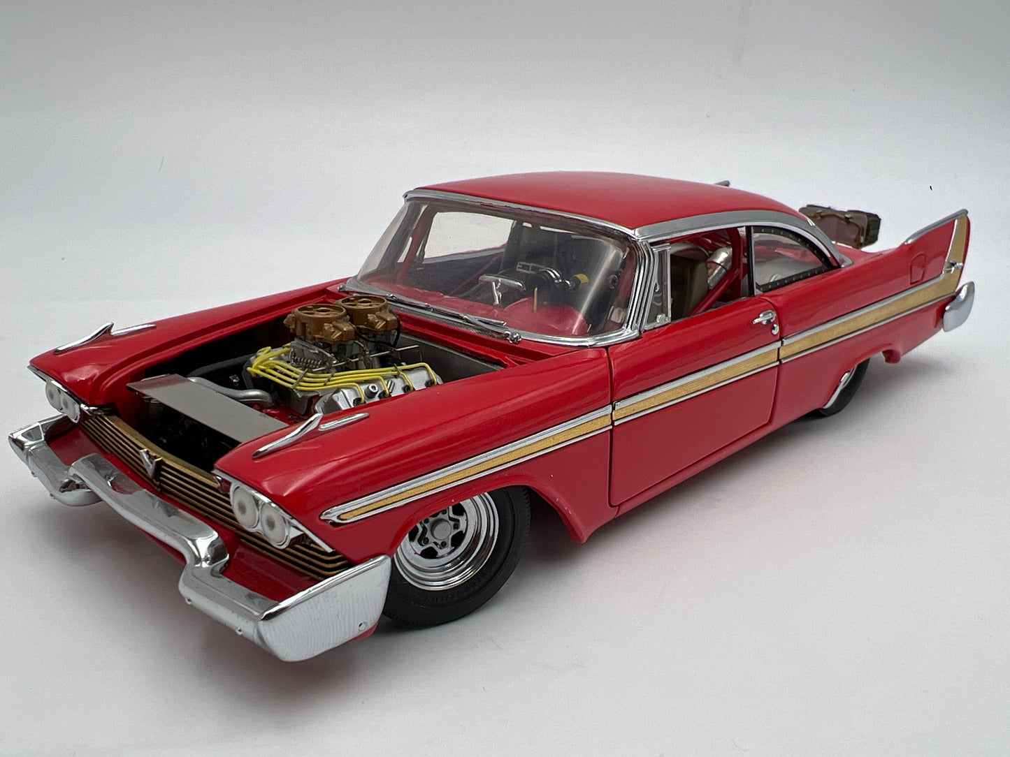 Danbury Mint 1/24 Scale 1958 Plymouth Fury Pro Street Red W/Box VHTF