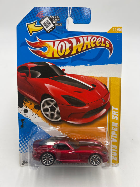 2012 Hot Wheels New Models #11 2013 Viper SRT Red 51B
